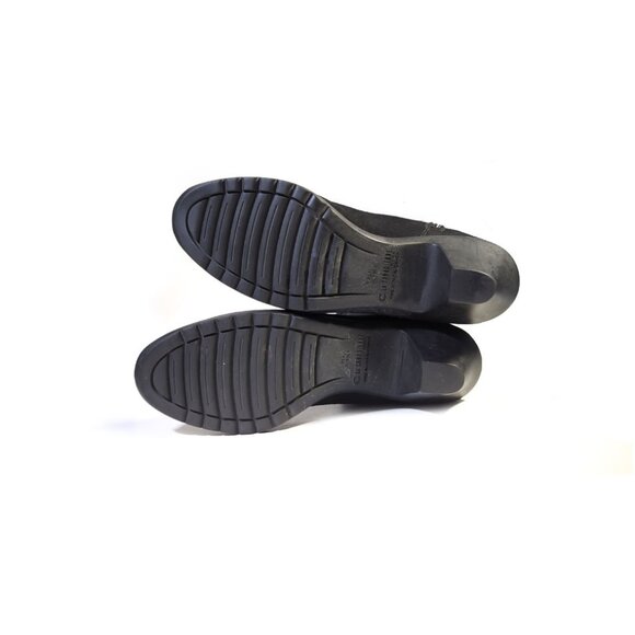 La Canadienne Boots Domenic Women's Heeled Black Suede Boots SZ 7.5 - Picture 6 of 9